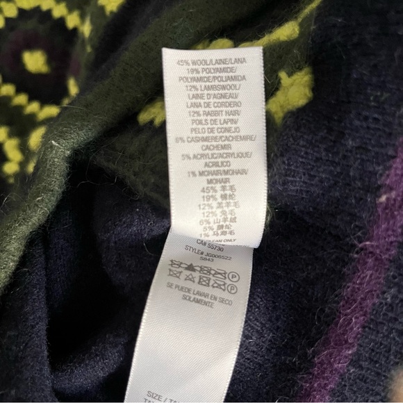 JUICY COUTURE Granny Square Retro Crochet Cardigan Size XS - Picture 4 of 6